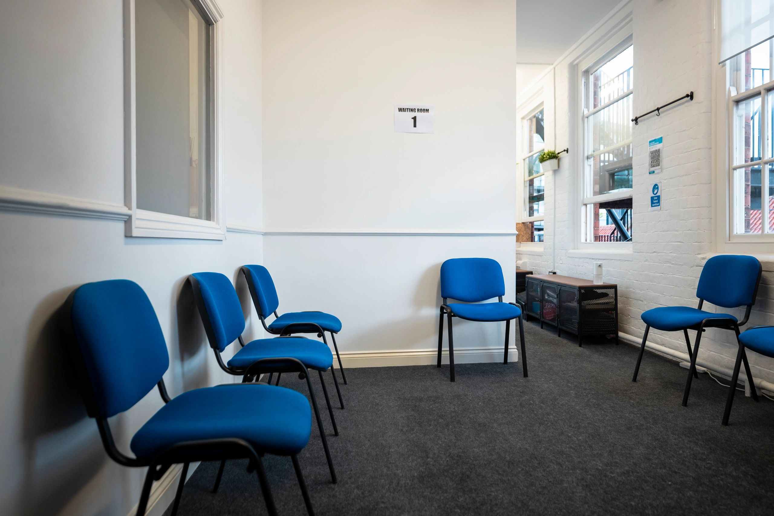 Calm counseling room