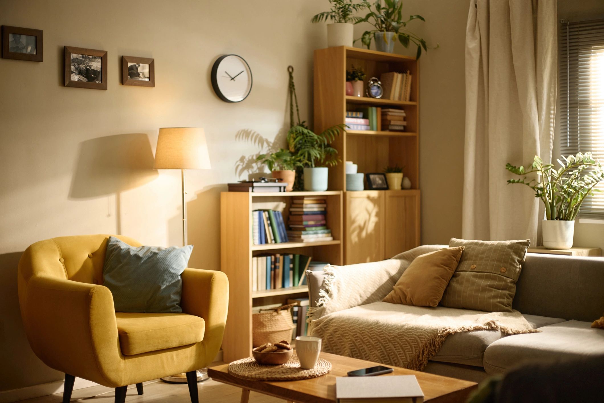 Comforting and private interior space